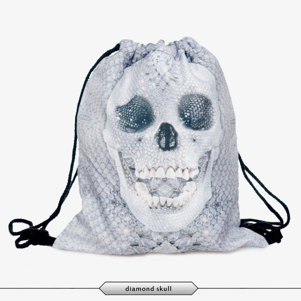 Product Backpack - Drawstring 3D Print Backpack (17 Designs)