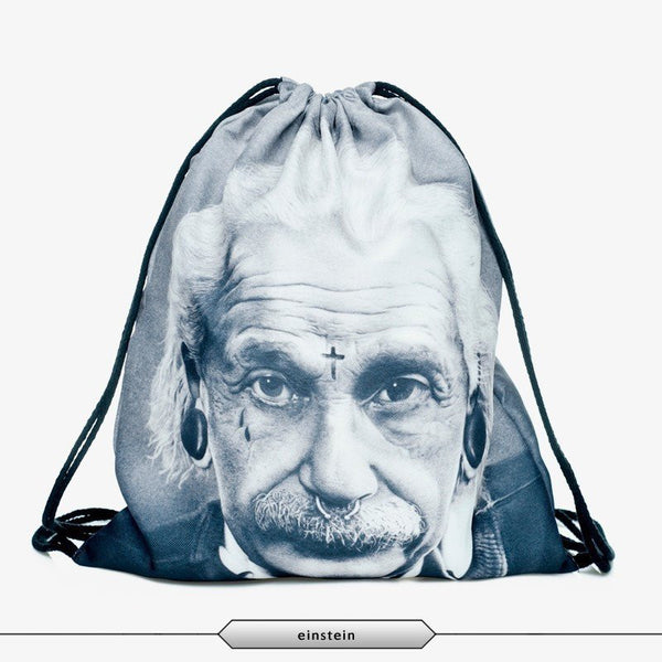 Product Backpack - Drawstring 3D Print Backpack (17 Designs)
