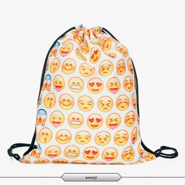 Product Backpack - Drawstring 3D Print Backpack (17 Designs)