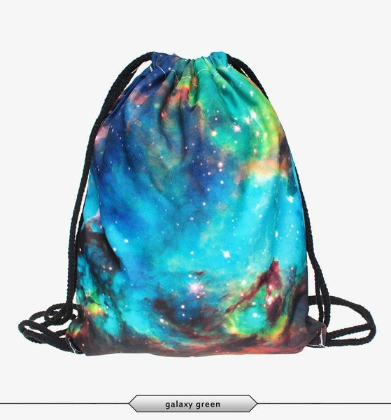 Product Backpack - Drawstring 3D Print Backpack (17 Designs)
