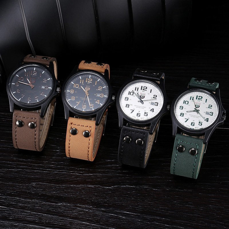 Product Watch - Classic Leather Strap Watch